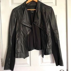 TROUVÉ Black leather jacket - Large